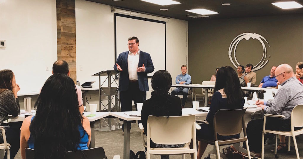 Pitch competition at Roam Alpharetta