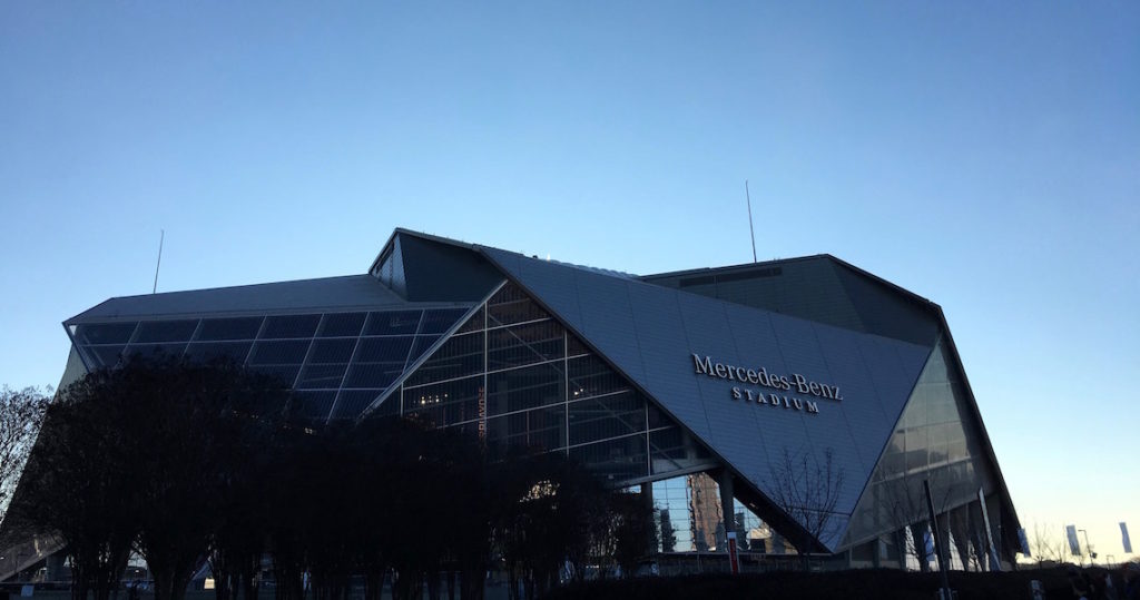Mercedes-Benz Stadium in Atlanta, Georgia