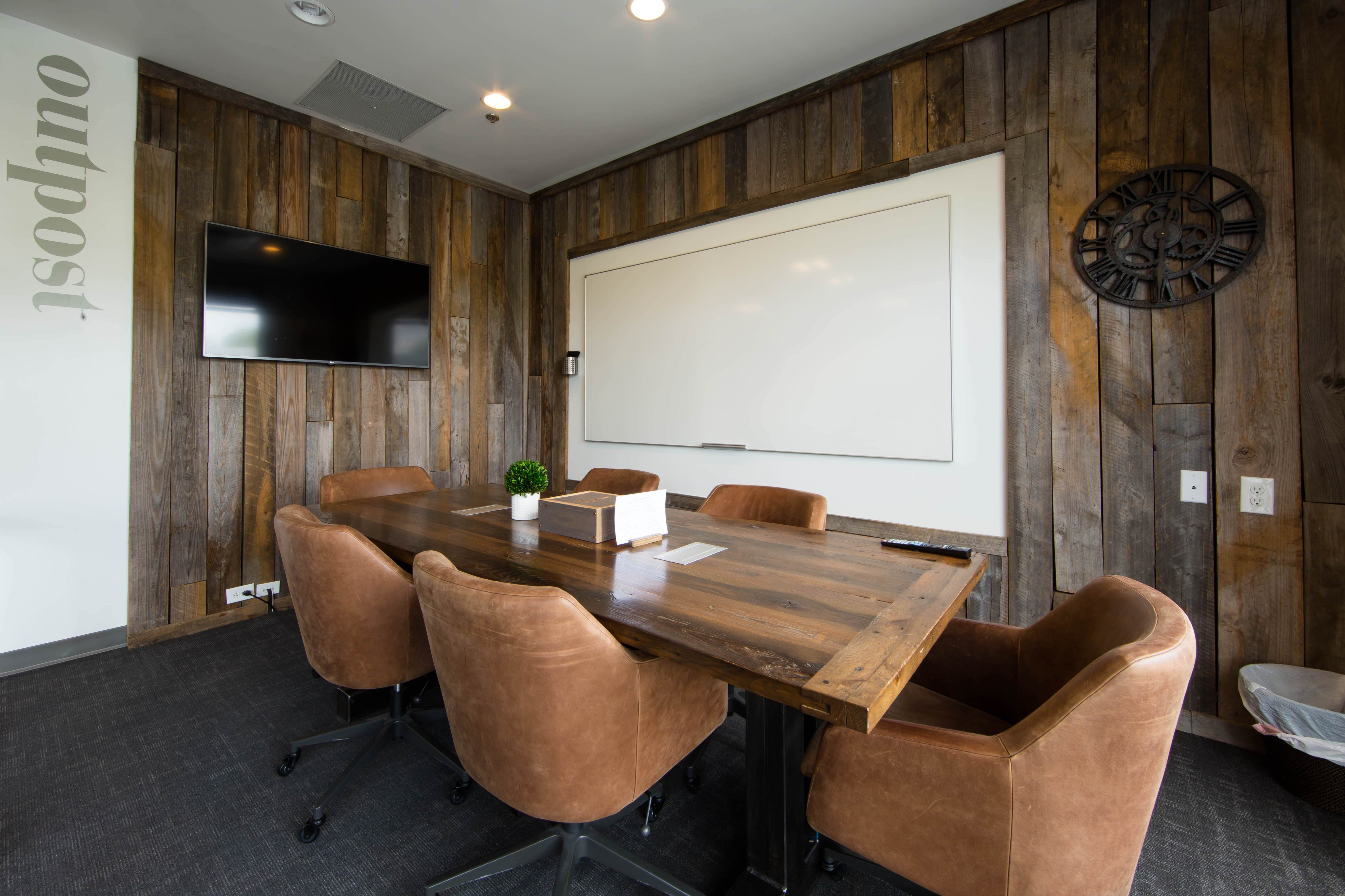 Luxury boardroom at Roam Alpharetta