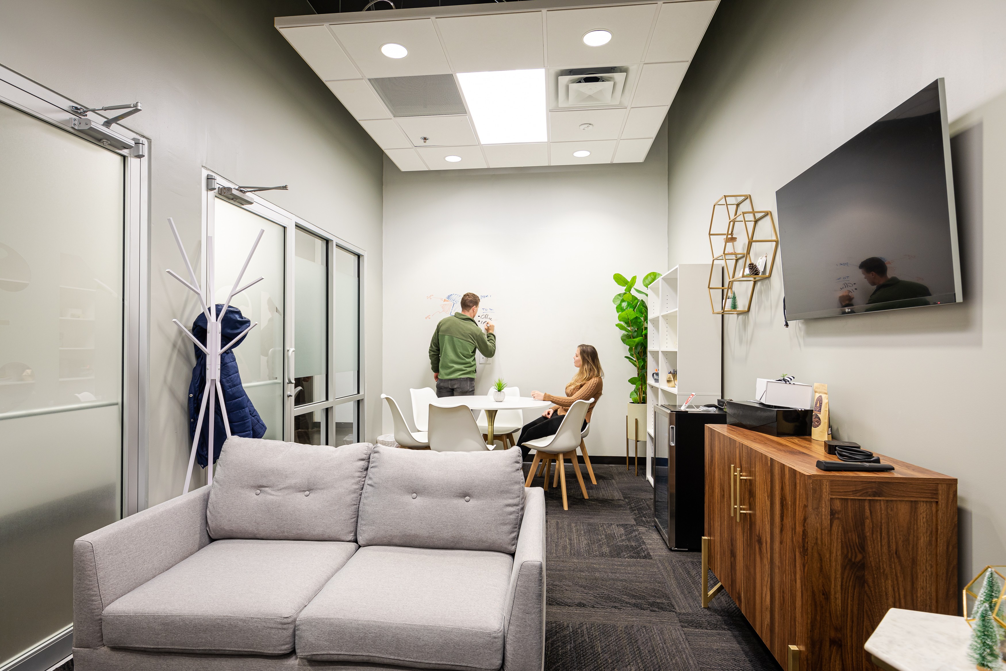 Office at coworking space