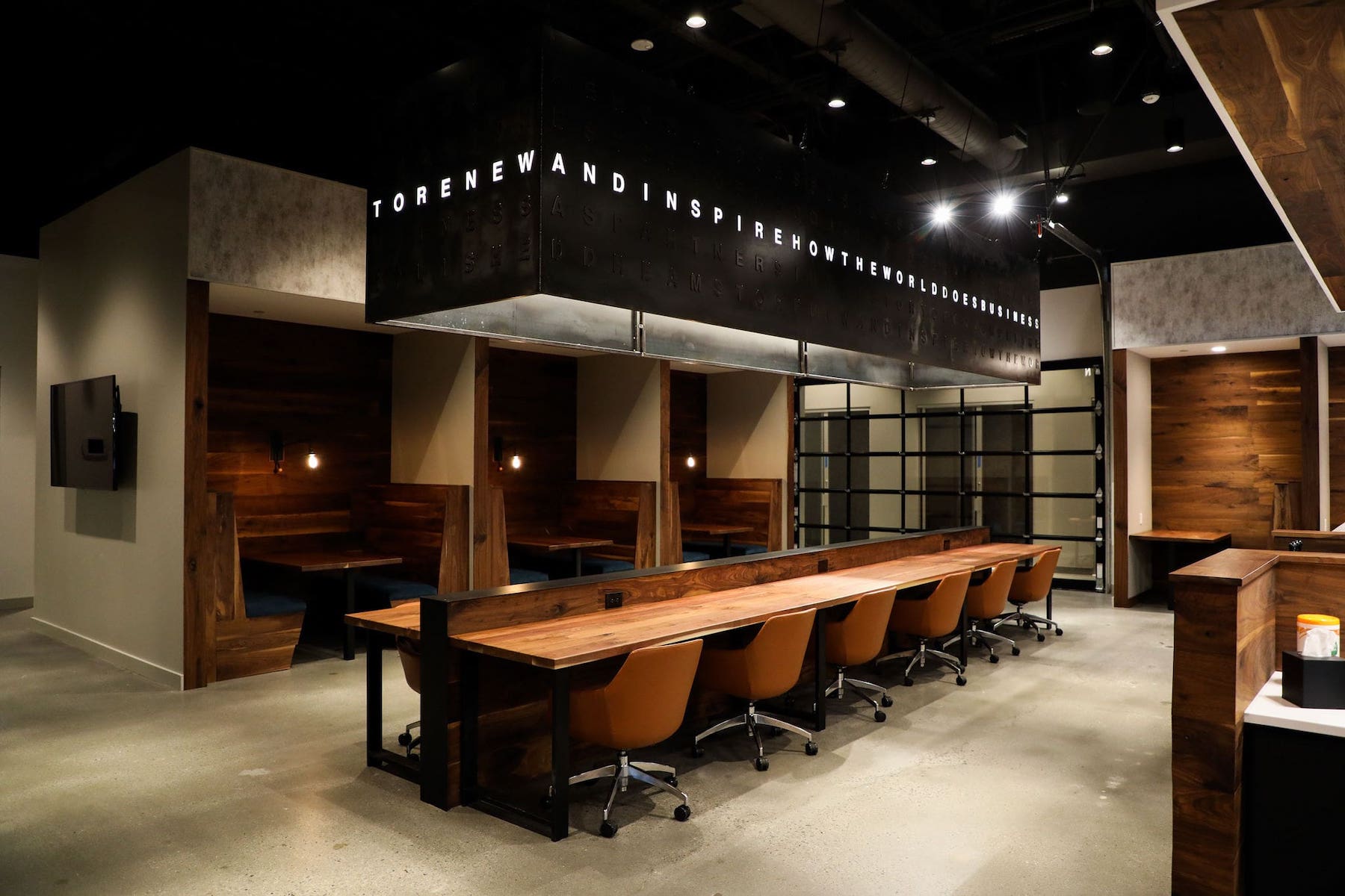 Shared workspace at Roam Lenox in Buckhead