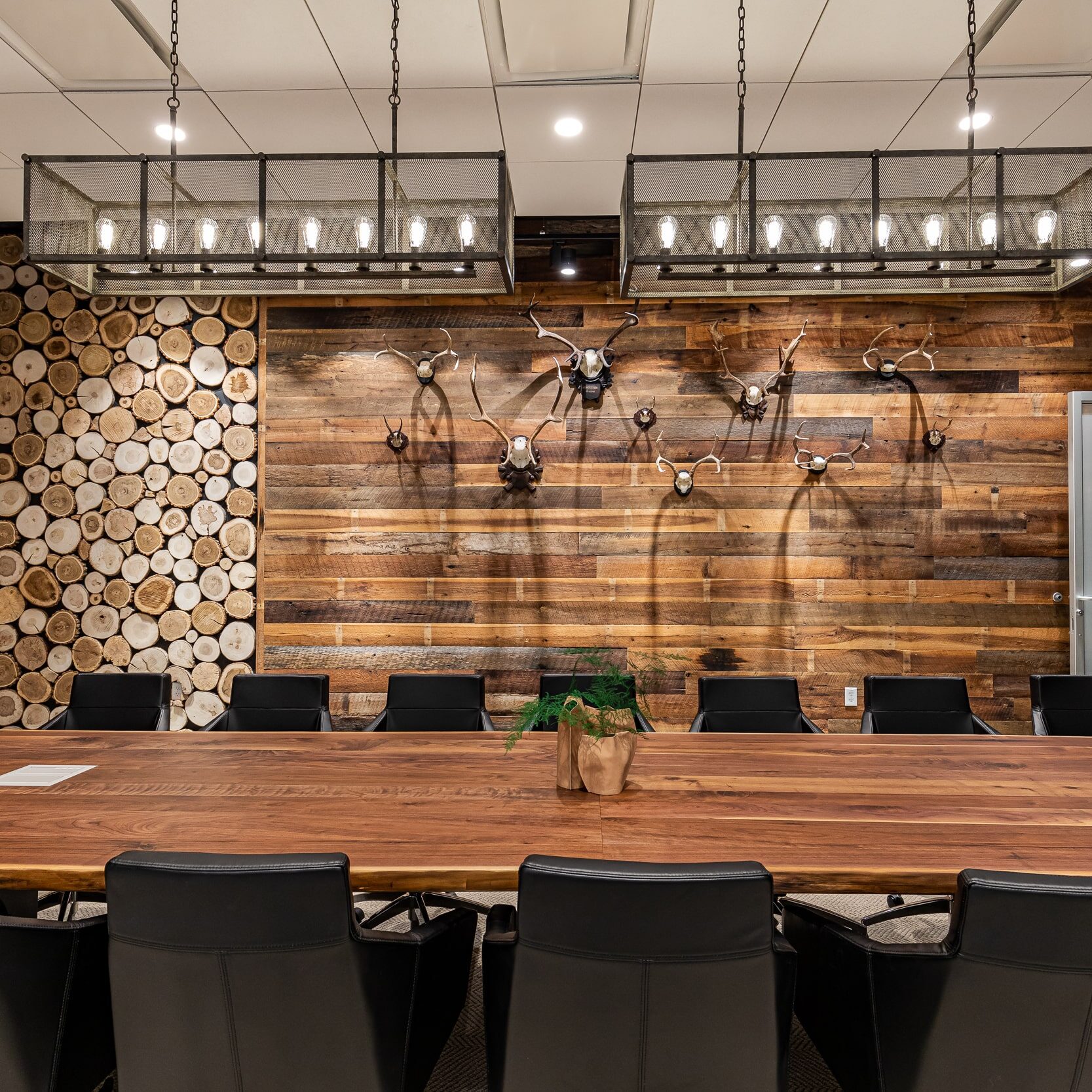 Unique boardroom seating 16 people in Buckhead Atlanta